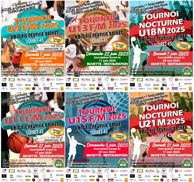 INSCRIPTION TOURNOIS de NEUVILLE 2025